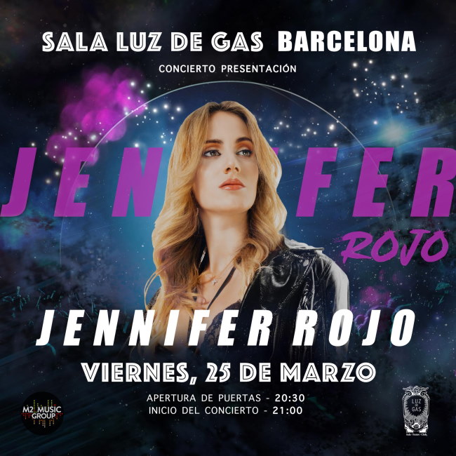 Cartel concierto Jennifer Rojo