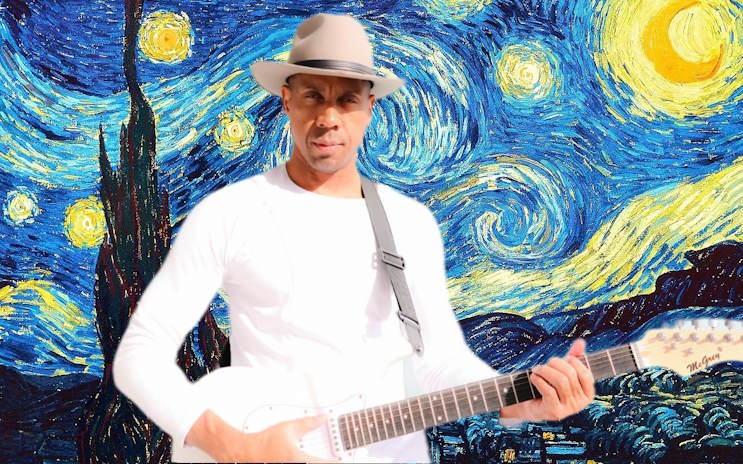 Franois Marius rasta dance starry night album cover