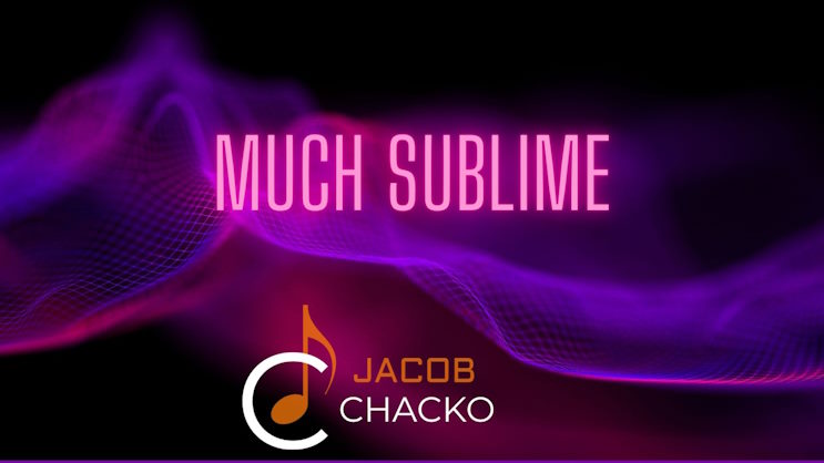Jacob Chacko much sublime we are album cover